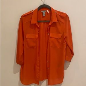H&M orange top